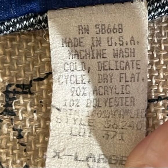 Vintage Top Notch Oversized Floral Sweater with Shoulder Pads size X-Large - Picture 9 of 11